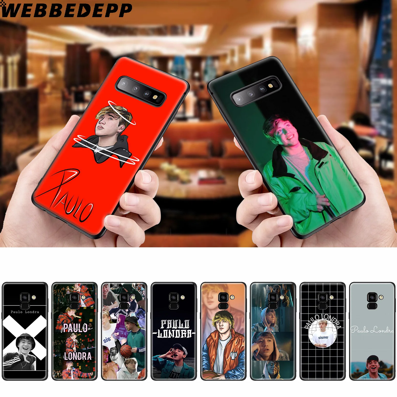

WEBBEDEPP Paulo Londra Silicone Case for Samsung Galaxy A3 A5 A6 A7 A8 A9 A10 A20 A30 A40 A50 A70 M10 M20 M30