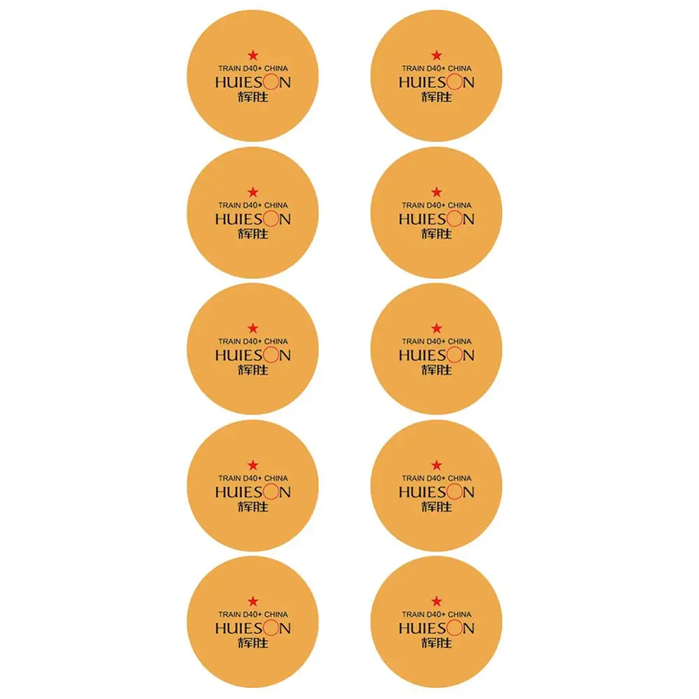 10 шт., 3 звезды, 40 мм, 2,8 г, мячи для настольного тенниса, мячи для пинг-понга, белый, оранжевый, мяч для пинг-понга, для любителей, расширенный тренировочный мяч, высокое качество - Цвет: 10pcs Orange