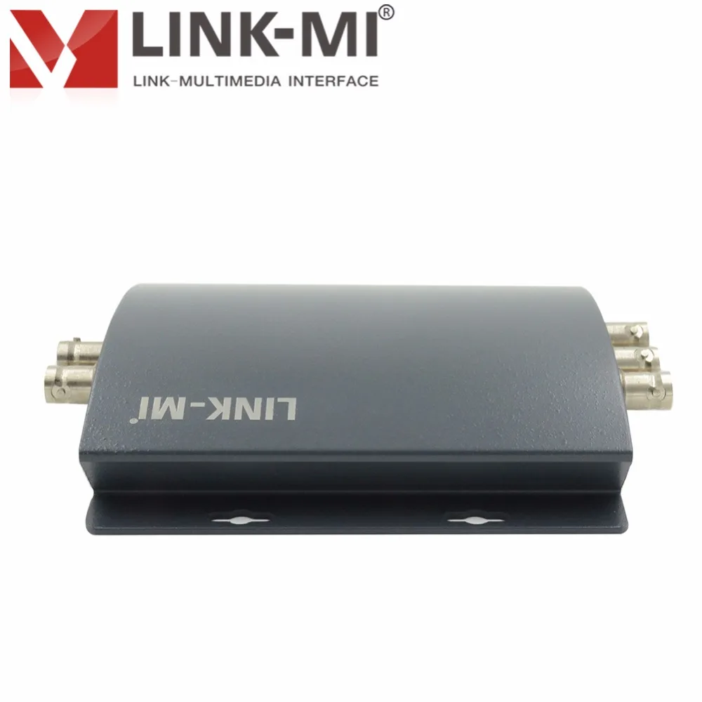 LINK-MI LM-PSY01 Professional SD/HD/3G SDI to YPbPr Converter Audio control DIP Switch BNC Connector input signal adaptively