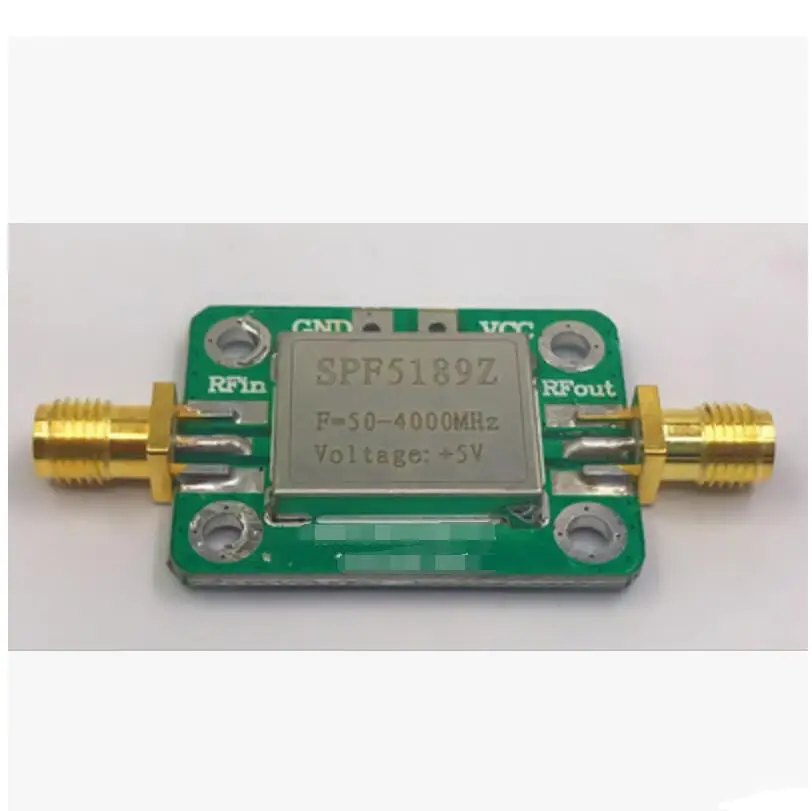 LNA 50 4000 МГц SPF5189 НФ = дБ Радиочастотный усилитель сигнала приемник для FM HF VHF / UHF