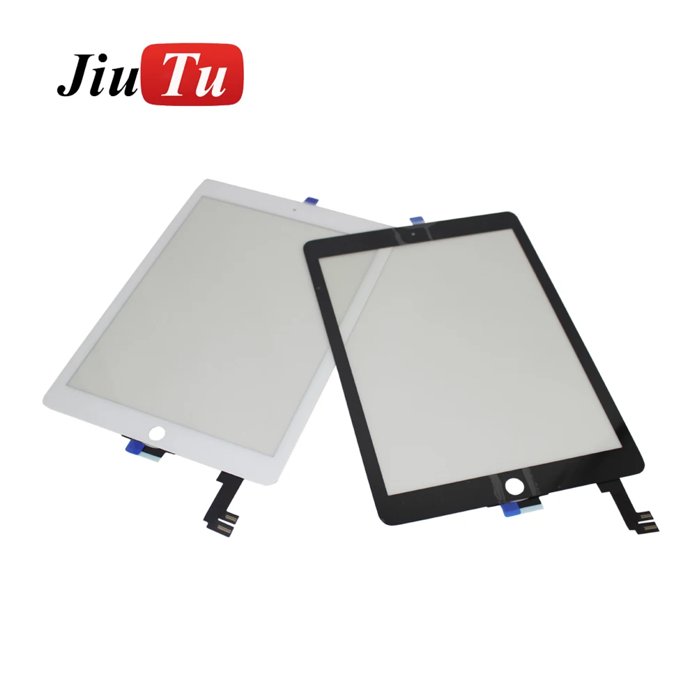 Tested well Replacement For iPad Air 2 2nd Gen Generation A1567 A1566 White Touch Screen Digitizer Glass Lens jiutu (4)