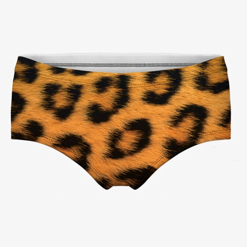 

2016 NEW hot 3D print TWERK IT LEOPARD sexy seamless underwear Women's briefs calcinha lingerie tanga lady panties