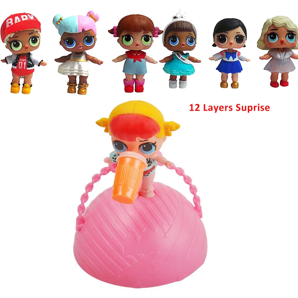 Surprise Doll Dolls Dress up Funny font b Toys b font Action Figure With Feeding Bottle