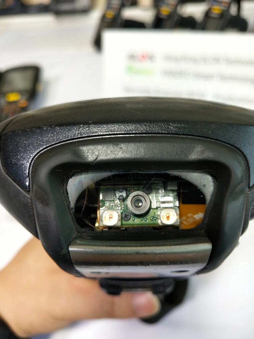 MC9596 MC9596-KDAEAC00100 ل زيبرا رمز موتورولا المحمول اللاسلكية المحمولة 2D الليزر الباركود ماسحة تستخدم أجزاء