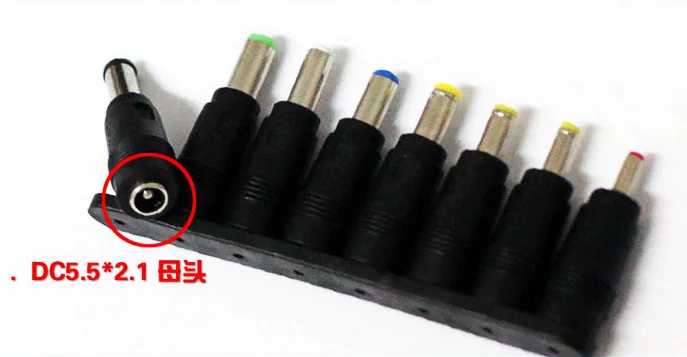 

DC conversion head 8 sets of universal laptop power adapter plug adapter