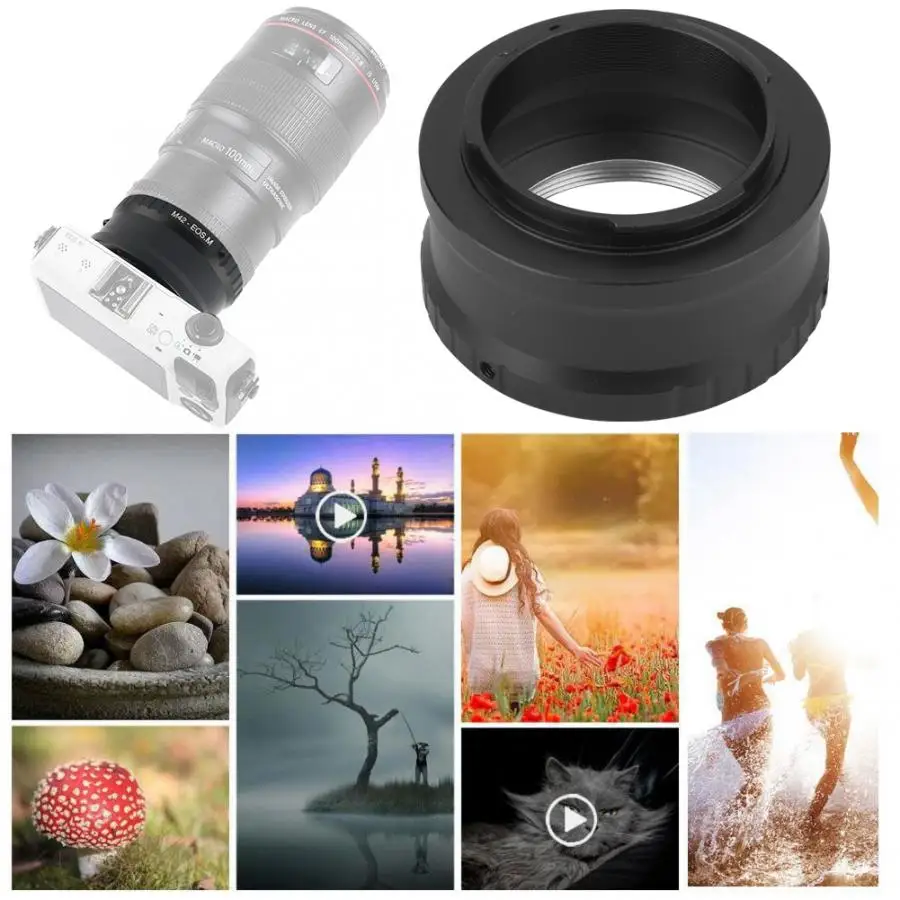 Новое переходное кольцо для объектива камеры M42 Крепление объектива для Canon EOS M беззеркальная камера адаптер объектива