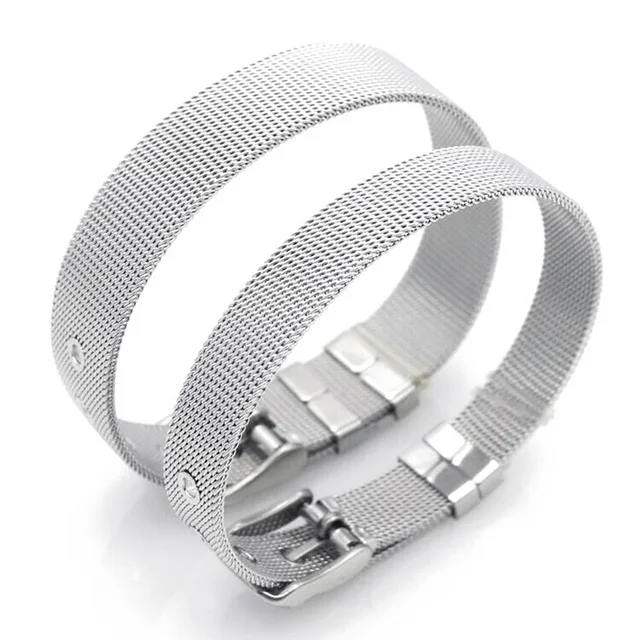

1pcs, 8/10/12/14/16/18mm*210mm Stainless Steel Bracelet, Men Women Jewelry