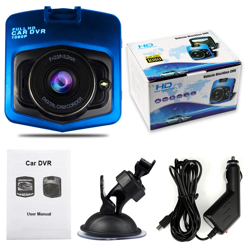 Dashcam Автомобильный видеорегистратор Full HD 1080P g сенсор ночное видение