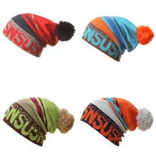 Новые Зимние Лыжные шапки для сноуборда вязаные шапочки шерстяные вязаные теплые шапки для мужчин и женщин двойная вязаная шапка для катания на коньках Шерстяная Лыжная шапка