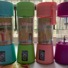 400 мл портативный сок блендер USB соковыжималка чашки многофункциональный Миксер для фруктов шесть лезвий смешивая машина смузи детское питание дропшиппинг