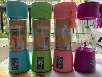 400ml Portable Juice Blender USB Juicer Cup Multi-function Fruit Mixer Six Blade Mixing Machine Smoothies Baby Food dropshipping baby assist food machine multi function fruit vegetables mill grinder electric baby food steam cooking mixing machine