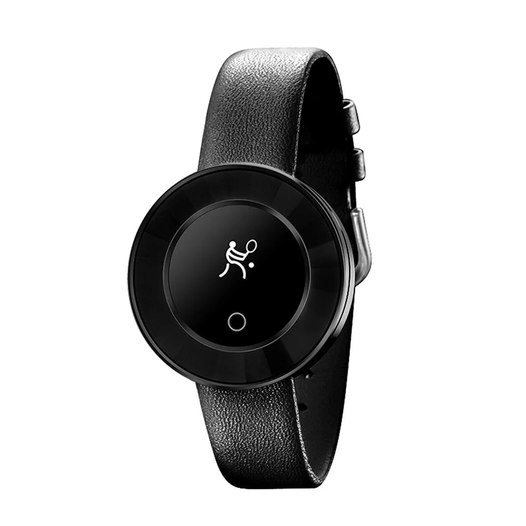 Топ люксовый бренд X6 кровяное давление/Кислород крови/монитор сердечного ритма для женщин девочек Водонепроницаемый Смарт Bluetooth браслет часы подарок - Цвет: Black