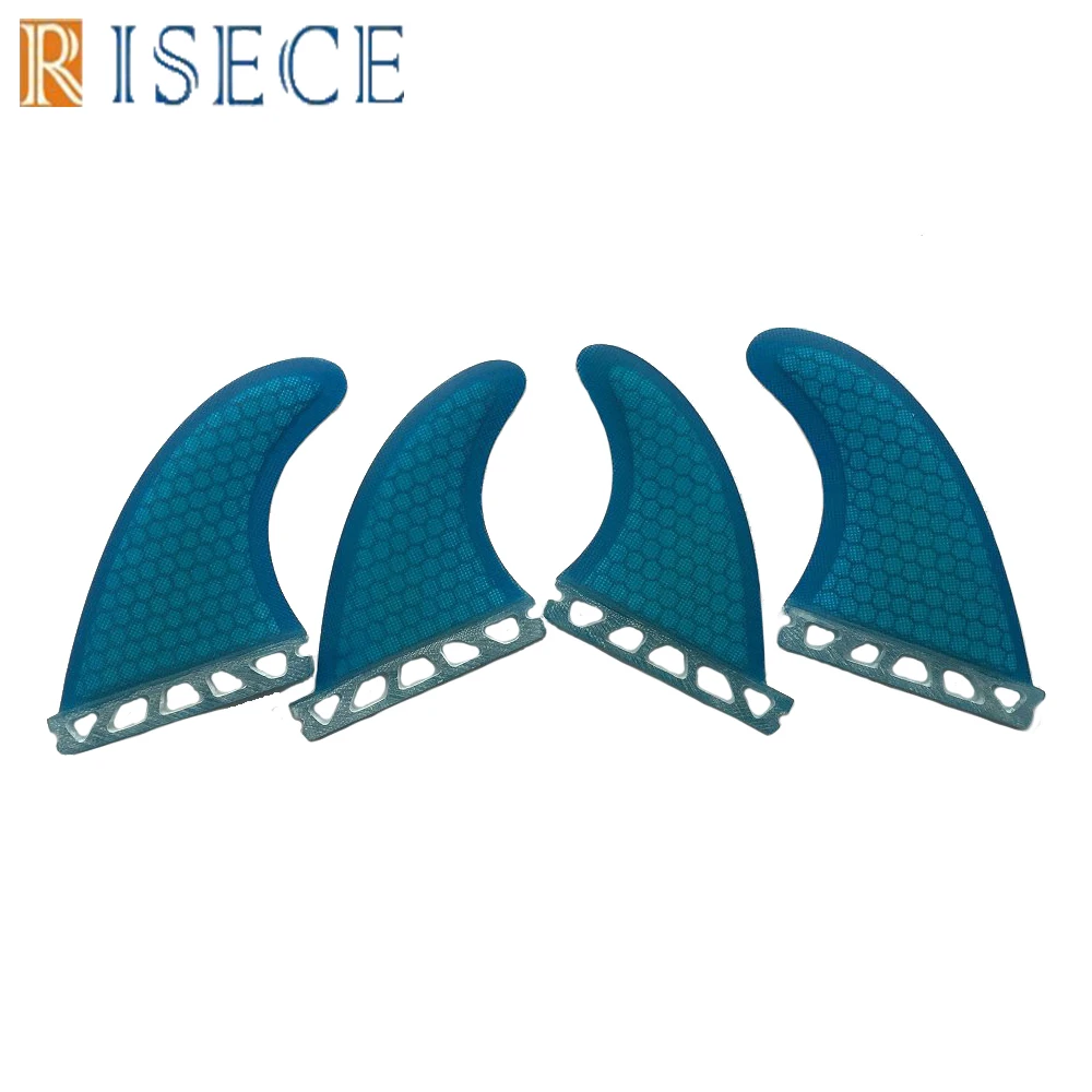 

New design future fiberglass honeycomb surfboard fins quad surf futures G5 side fin+G3 center fins set up