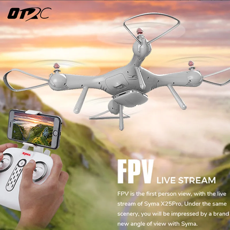 Syma X25PRO RC Drone FPV 720P HD регулируемая камера Wifi GPS высота удержания Quadcopter X5UW