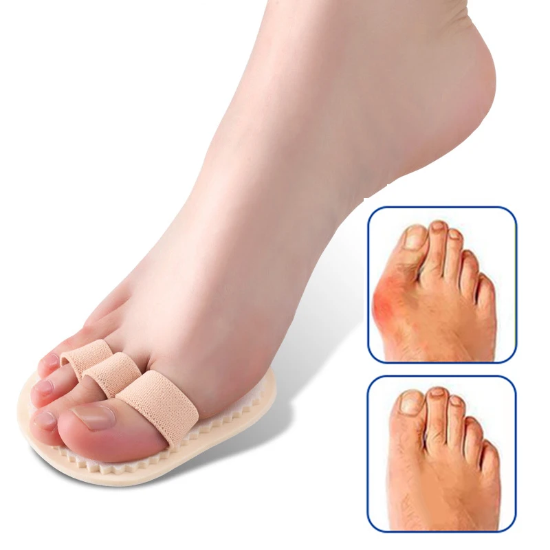 

1Pcs Feet Care Hallux Valgus Orthopedic Pads Hammer Toe Straightener Corrector Posture Foot Massager Pedicure Tools Pain Relief