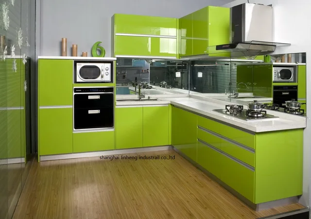 Tinggi Gloss Lacquer Dapur Kabinet Mordern Lh La092 Di Lemari Tinggi Gloss Lacquer Dapur Kabinet Mordern Lh La092
