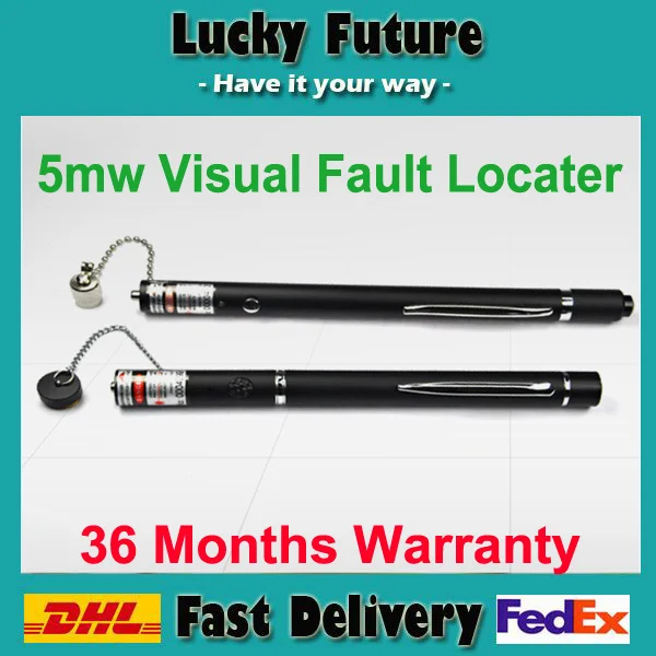 3pcs/lot Fibra optica localizador visual de falhas 5mw 5km