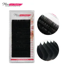 Новые ожидаемые мисс ла мода J / B / C / D локон 0.12 мм размер ресницы наращивание ресниц