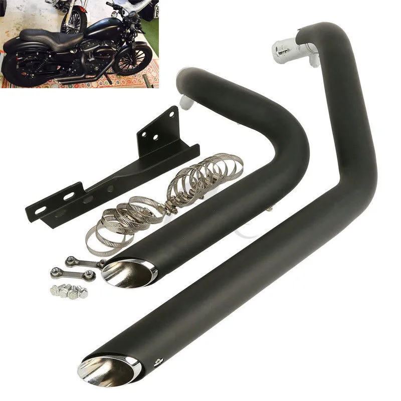 Выхлопные трубы для мотоцикла изготовленные на заказ Harley Sportster XL Iron 883 1200 2004-2013 2012