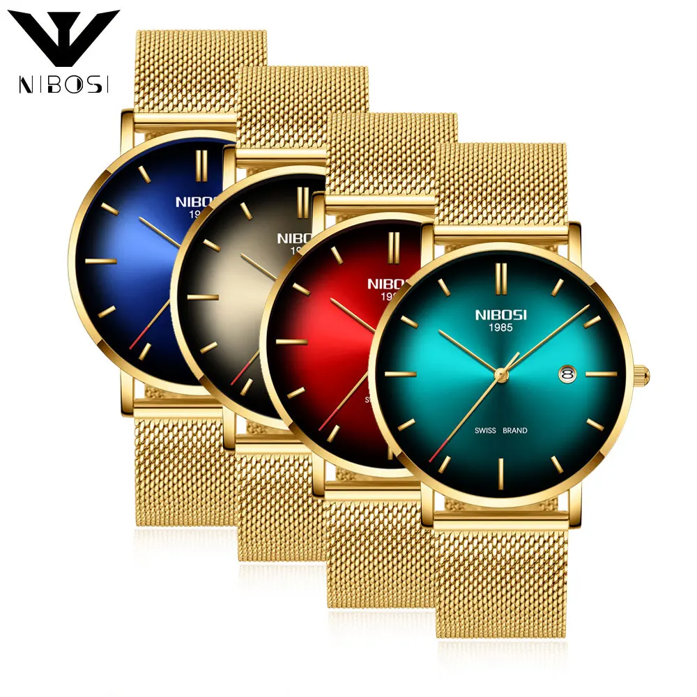 

NIBOSI Watch For Women's Luxury Wrist Watches Stainless Steel Women Waterproof Quartz Watch Relogio Feminino Bayan kol Saati