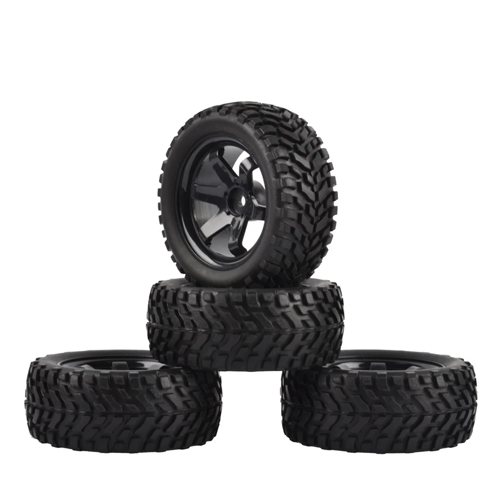 

4pcs 1/10 Plastic On Road Tires Drift Wheel Rim for RC Drift On-Road Racing Car