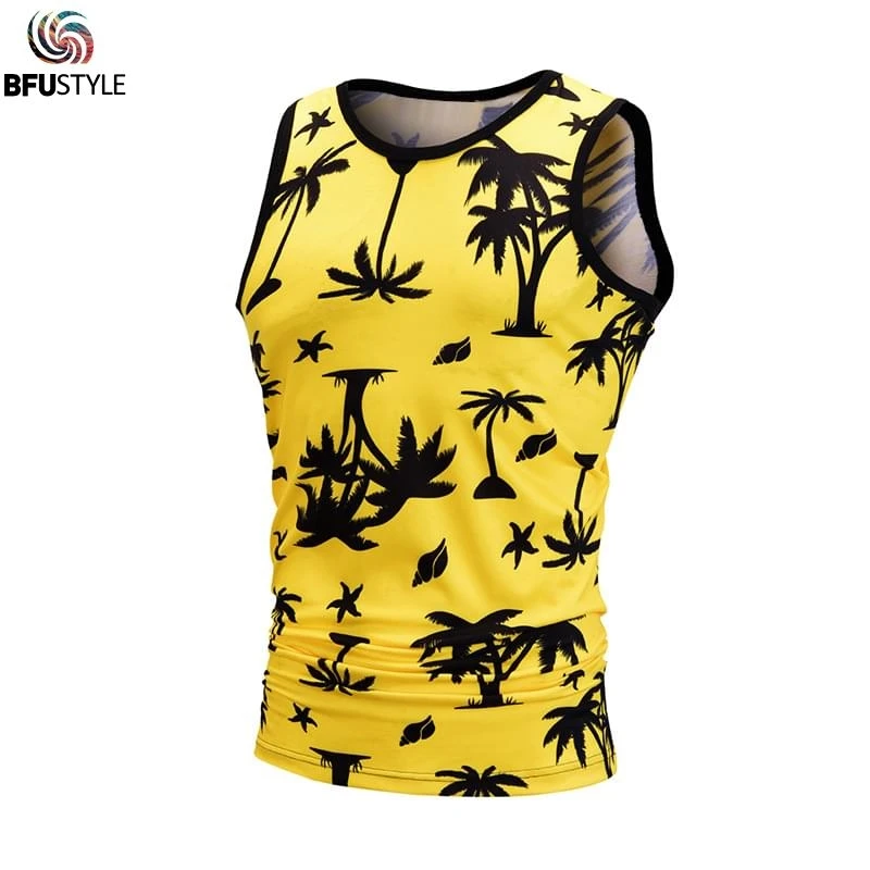 hawaiian vest top mens