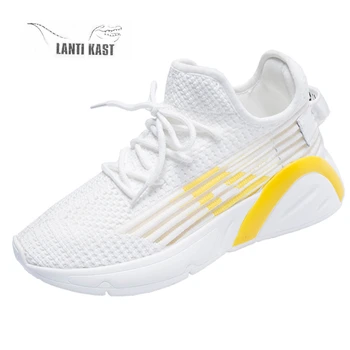 

Women Casual Sport Shoes Female Sneakers Lace Up Breathable Running Shoes Footwears Flat Sports Shoes Basket кроссовки женские