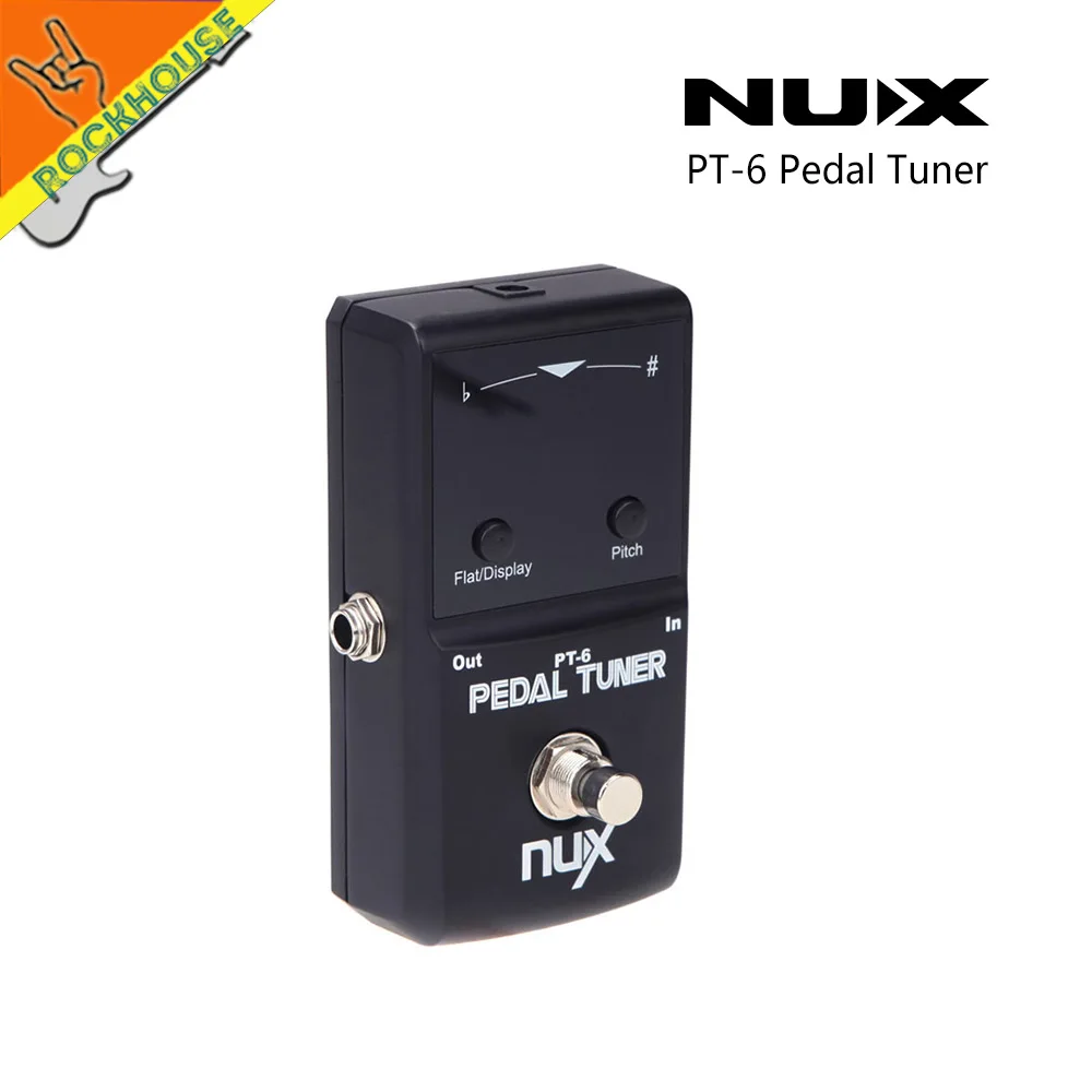 NUX Guitar Pedal Tuner Bass Pedal Tuner Pedal with Flat Tuning High Sensitivity Color LED Screen True Bypass Free Shipping NUX Guitar Pedal Tuner Bass Pedal Tuner Pedal with Flat Tuning High Sensitivity Color LED Screen True Bypass Free Shipping