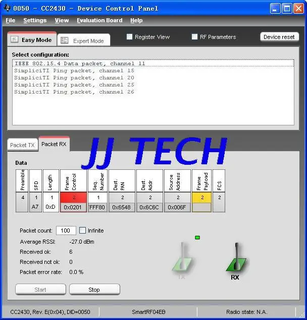 CC1110 253025402511 ZigBee эмулятор SmartRF04EB ccdebugger