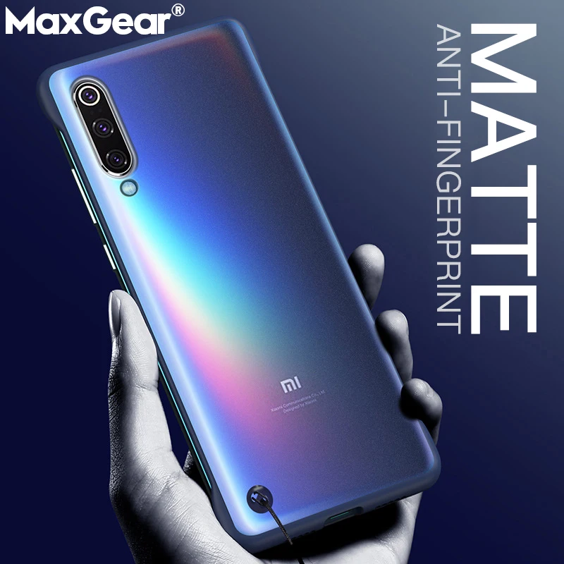 

Luxury Frameless Transparent Matte Hard Phone Case For Xiaomi Redmi K20 Pro Cover For Xiaomi 9 9SE 8 8Explorer With Finger Ring