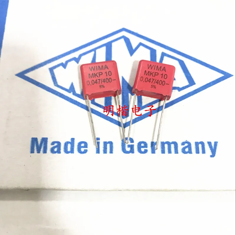 400V 5/% pitch:10mm Capacitor WIMA MKS4 0.047uF 0,047uF 10pcs