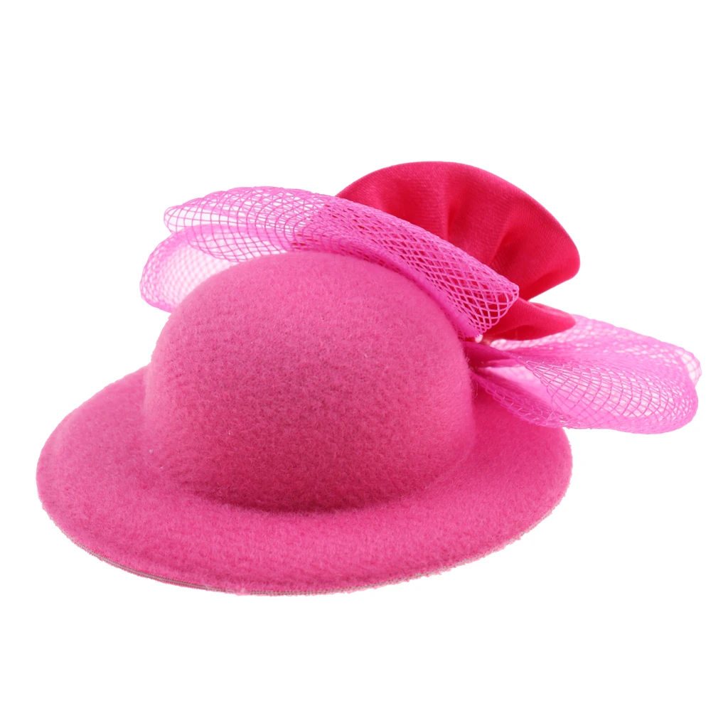  6Pcs Vintage Millinery Hat Cap for 28-30cm   Doll Baby Girls Clothing Clothes Accessories