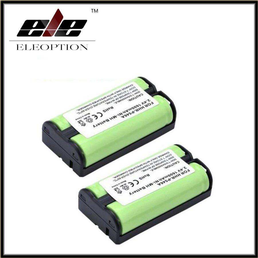 Eleoption 2pcs 1600mAh Home Cordless Phone Battery For Vtech batteries