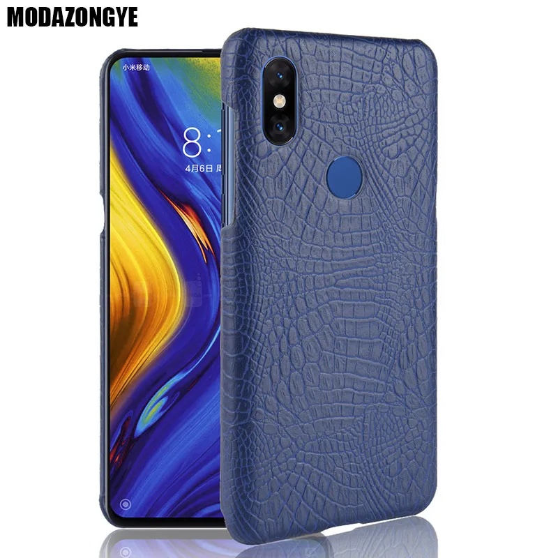 

Xiaomi Mi Mix 3 Case Xiaomi Mi Mix3 Case Hard PU Leather Back Cover Phone Case Xiomi Xiaomi Mi Mix 3 MiMix3 Global Version Case