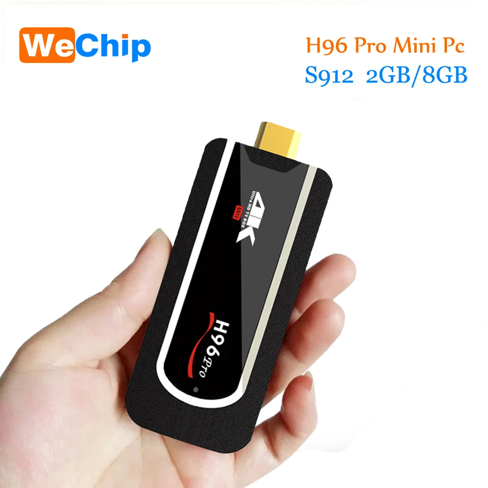 preço H96 pro Mini PC Amlogic S912 2g + g Octa 8 core android 7.1 TV Vara 2.4g suporte wi fi 4 k H.265 BT4.1 h96 pro plus smart tv Full HD