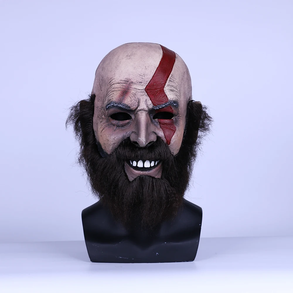 2018 Game God of War Kratos Leviathan Mask Cosplay Kratos Weapon Helmet Halloween Props (2)