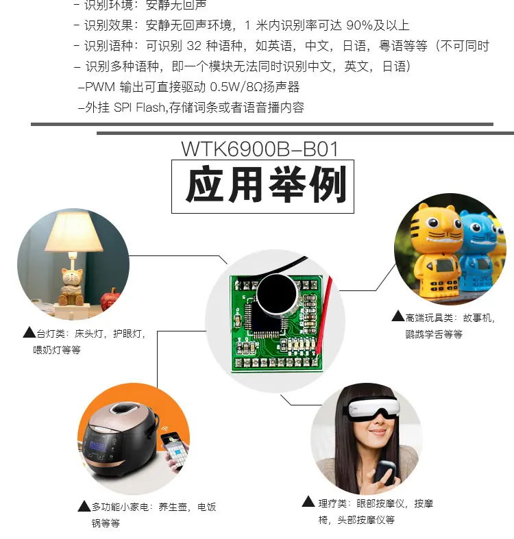 Speech recognition module intelligent lamps5