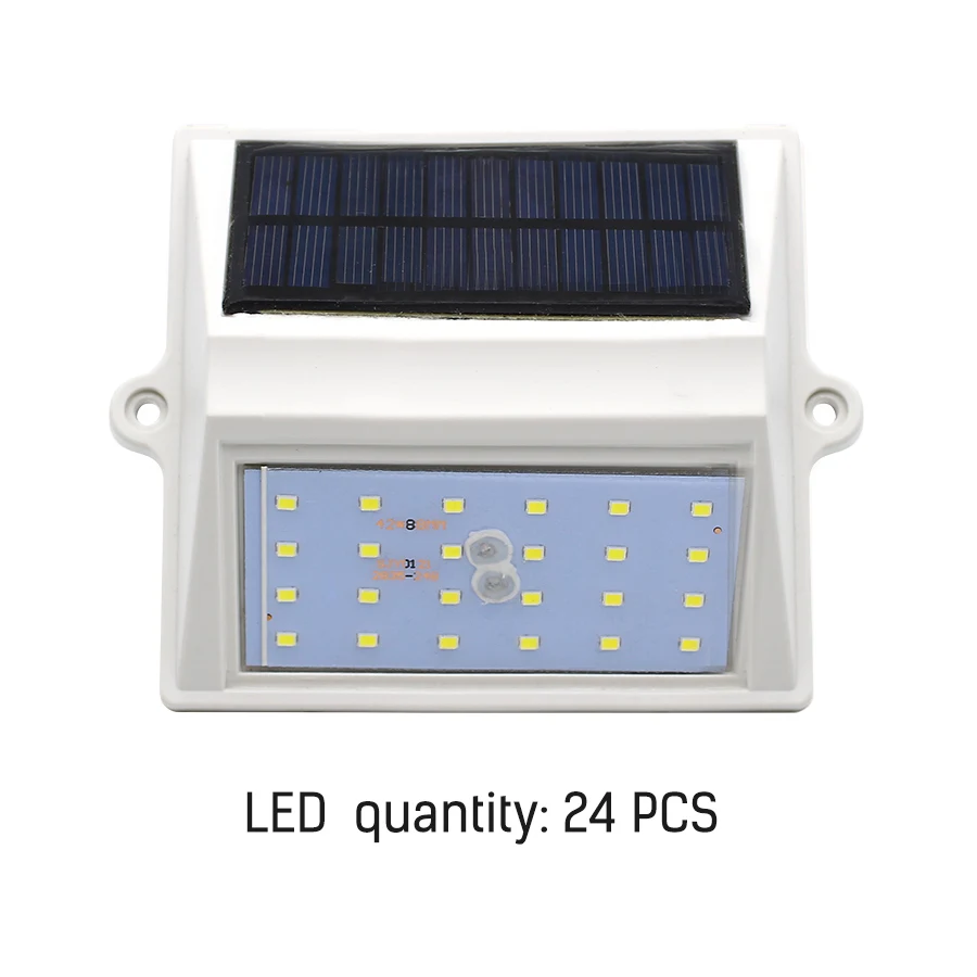 

24LEDS Solar LED Wall Lamp IP65 Waterproof Outdoor Lightings DC 5V 5W Epistar Led Night Lamp Motion Sensor Solar Battery 1500mAh