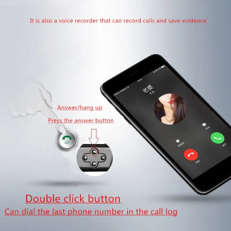 IPX8 водонепроницаемый для Bluetooth беспроводной наушник перезаряжаемый Hands free