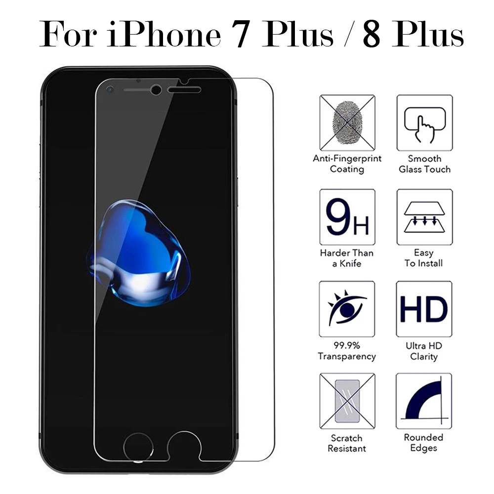 Защитное стекло для iPhone 7 Plus 8 стеклянная защита 8Plus i7 i8 i7plus i8plus Защитная пленка