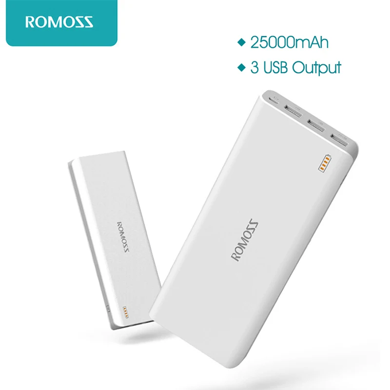 imágenes para 25000 mAh ROMOSS Sense 9 Banco de la Energía Externa de Tres USB Puerto de Carga Para Samsung HTC Sony Nokia Xiaoxi S6 Android imágenes para 25000 mAh ROMOSS Sense 9 Banco de la Energía Externa de Tres USB Puerto de Carga Para Samsung HTC Sony Nokia Xiaoxi S6 Android