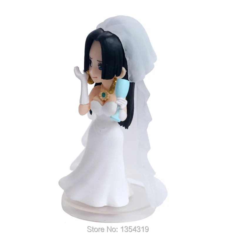 2pcs/set ONE PIECE D Luffy VS Boa·Hancock Wedding Dress Figur Modell Spielzeug 