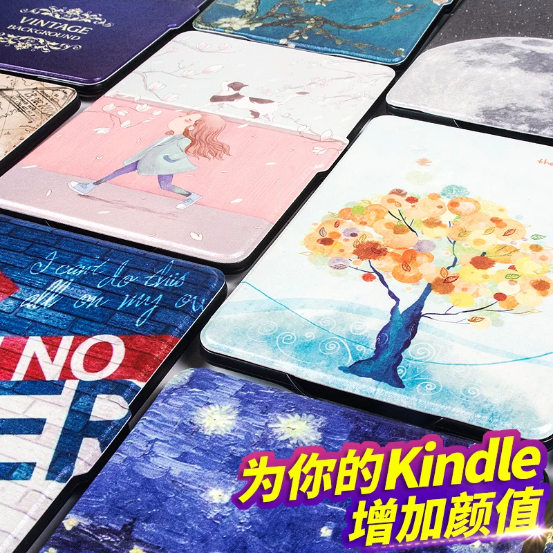

TPU Soft Smart Case for Funda Kindle Paperwhite 1/2/3 eReader (7th Generation-2012/2013/2015/2017 Release) Auto Sleep/Wake