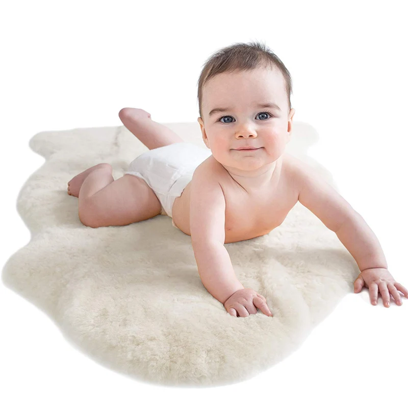 shag sheepskin rug soft