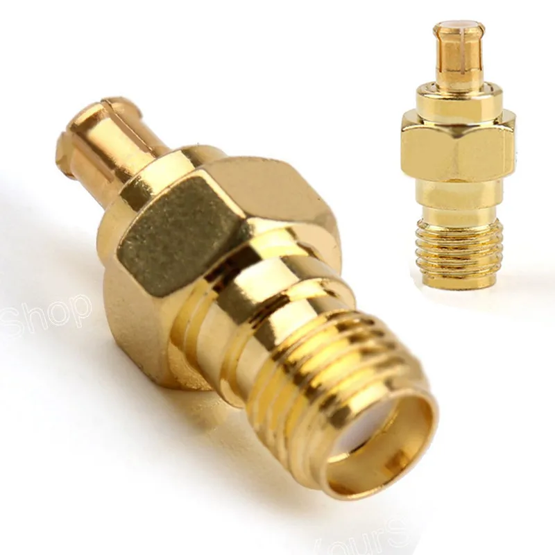 

Maytir 1pc 50 Ohm SMA Female Jack To MCX Male Plug RF Coax Adapter High Quality Gold Plating Connector