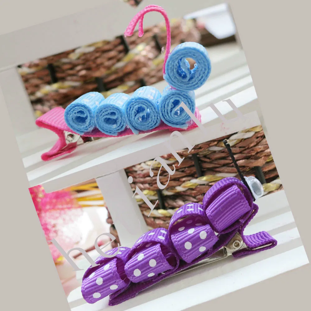 

Free Shipping 20pcs Good Girl Hair Accessories Bug Bow Clip, Superman Warrior , Clown, Caterpillar ,etc.