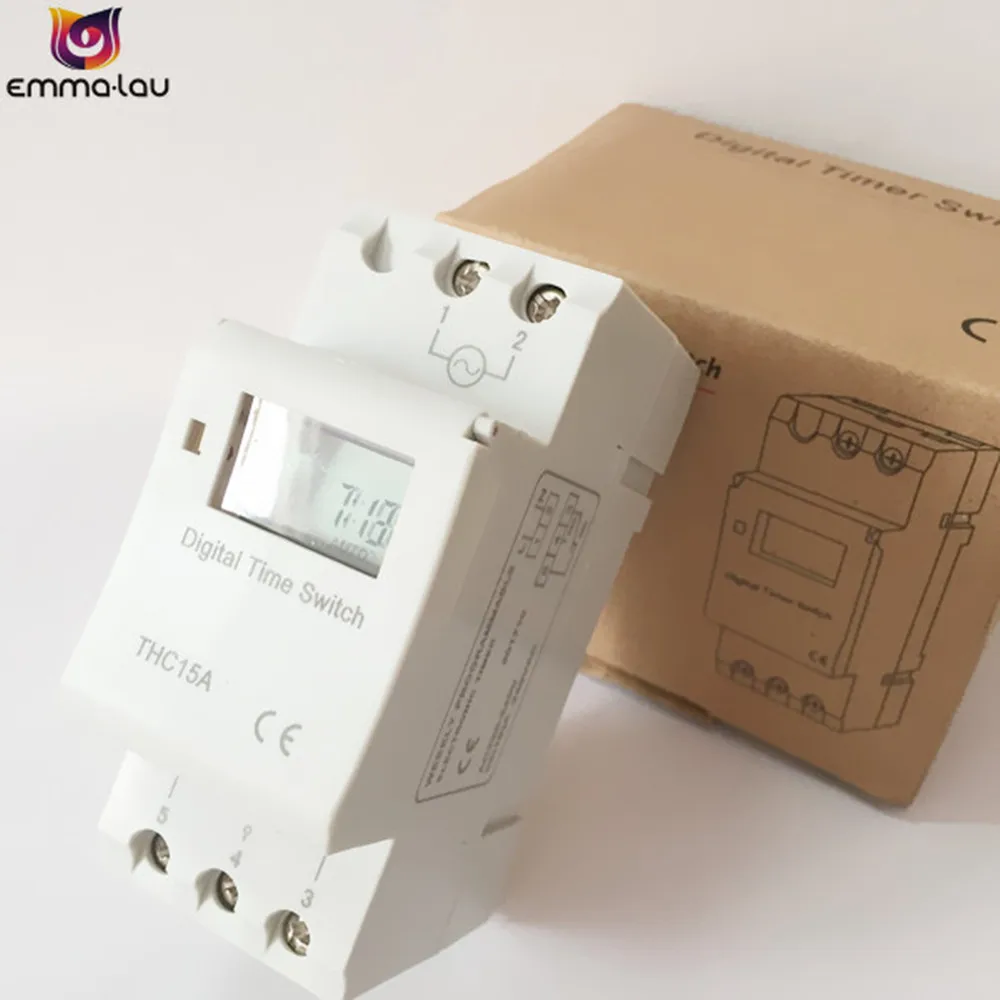 TOMZN 30A Weekly 7 Days Programmable Digital TIME SWITCH Timer