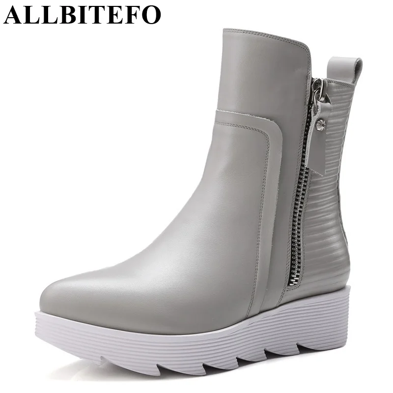 solid pointed toe low heel biker boots