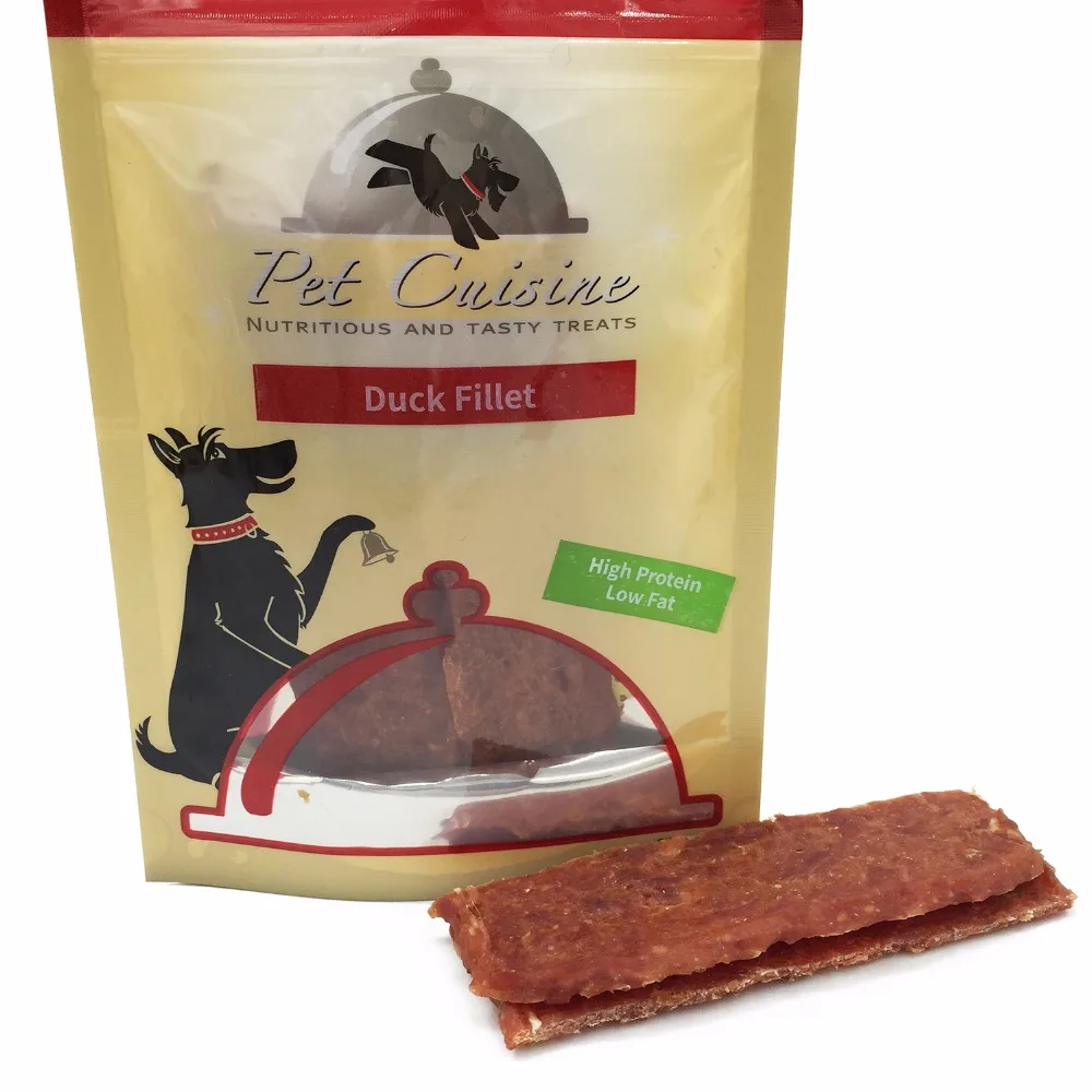 2 Bags Duck Fillet Dog Treats by Pet Cuisine All Natural Training