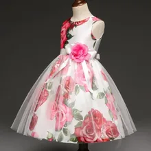 HaoChengJiaDe/Новая модная детская одежда праздничное платье принцессы для маленьких девочек свадебная одежда подружки невесты для девочек выпуск выпускной